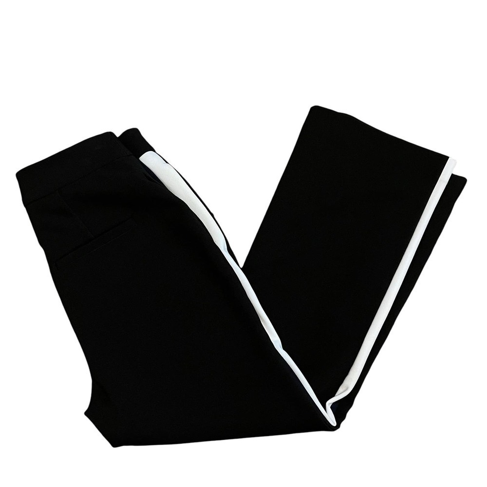 RACHEL Rachel Roy NWT Side Stripe Cropped High Rise Dress Pants Black Size 2 - Picture 8 of 13